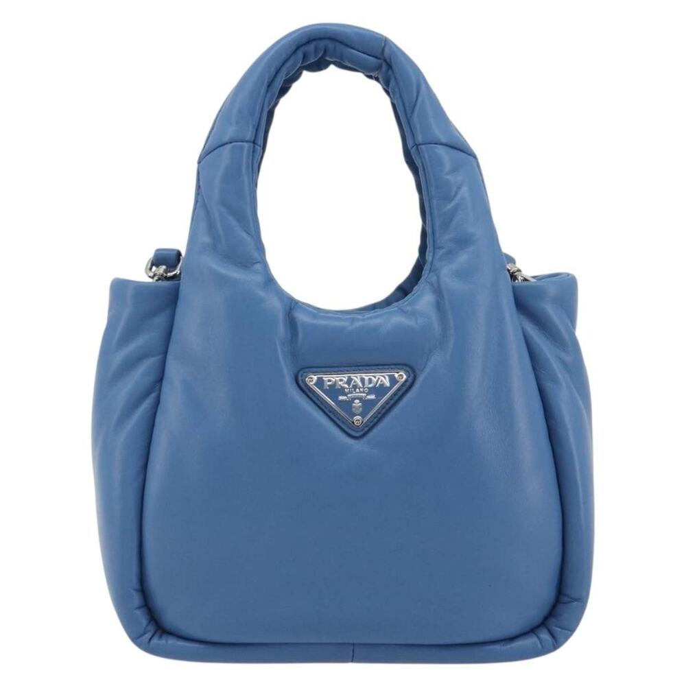 Prada Saffiano Galleria Handbag Blue